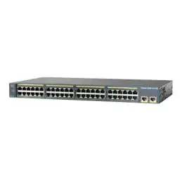 Cisco Catalyst 2960-48TT-S - Commutateur - C4 - Géré - 48 x 10 - 100 + 2 x 10 - 100 - 1000 - Mon... (WS-C2960-48TT-S-RF)_1